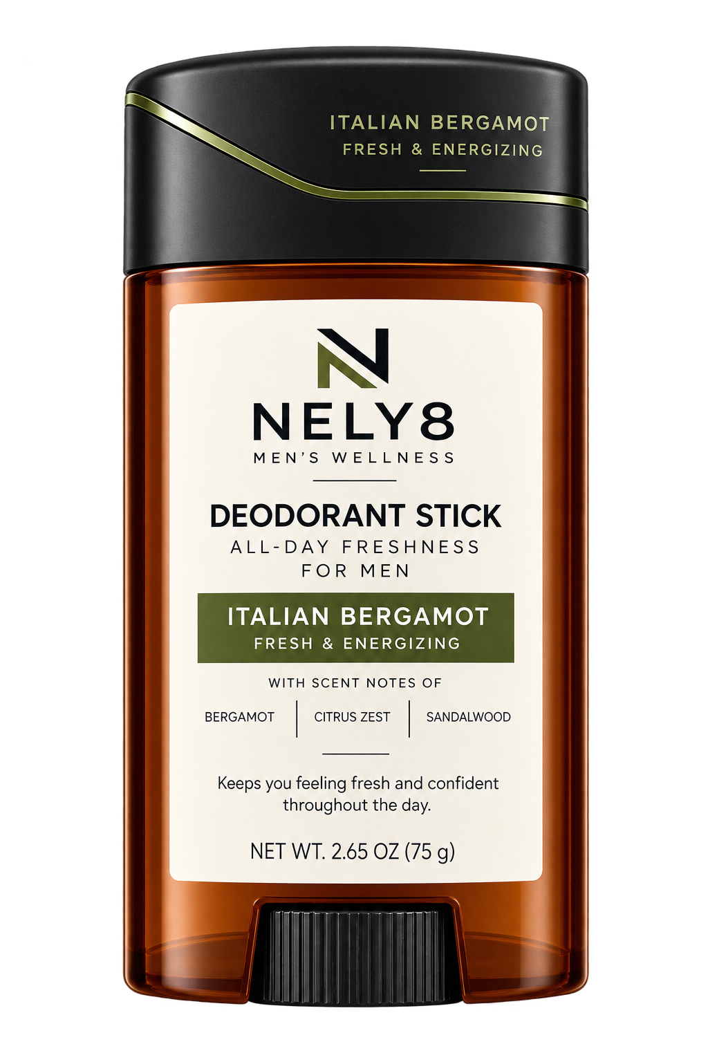 NELY8 Deodorant Stick — Italian Bergamot